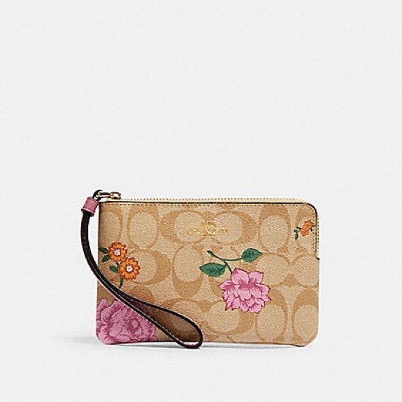 Coach Handbags - SALE!!! NWT Coach floral beautiful wristlet!! PRICE FIRM